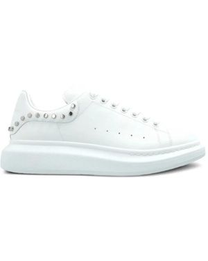 McQueen Weiße Sneakers Mit Nieten