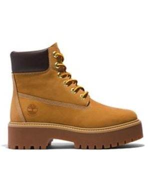 Timberland Stone Street 6-Zoll Plateau-Stiefel - Braun