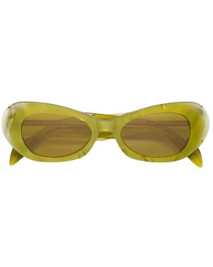 Retrosuperfuture Accessoires ,Geel ,Gedurfd Acid Geel Bril Izipho Mindless