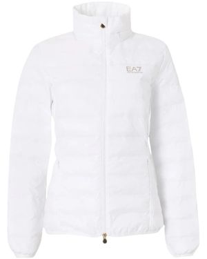 EA7 Jassen ,Wit ,Leer Train Core Eco Down Ultra Light Jacket