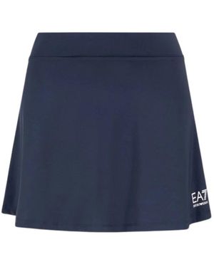 EA7 Rokken ,Blauw ,Polyester Short Skirt