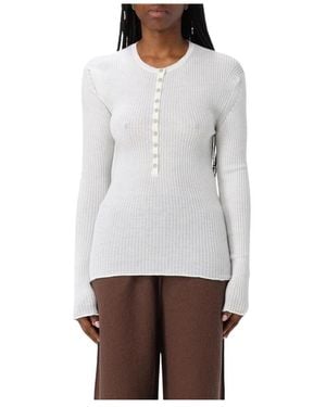 Rus Round-Neck Knitwear - Grigio
