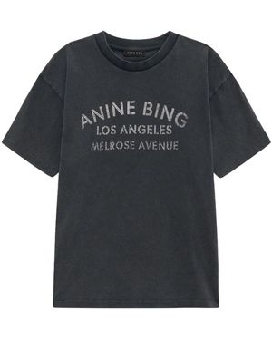 Anine Bing T-Shirts - Black