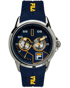 Fila Orologio da 45 mm cinturino in silicone 38-169-20 - Blu
