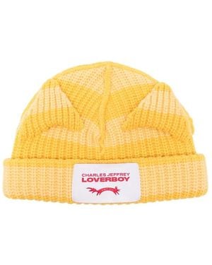 Loverboy by Charles Jeffrey Beanies - Yellow