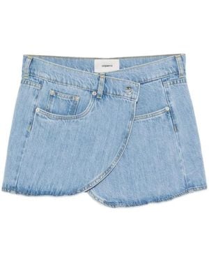 Coperni Rokken ,Blauw ,Denim Denim Shorts