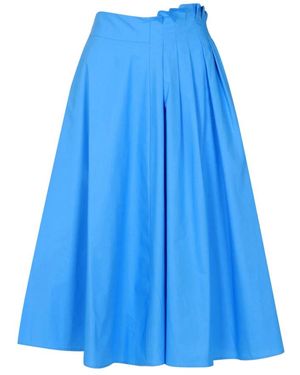MSGM Midi Skirts - Azul