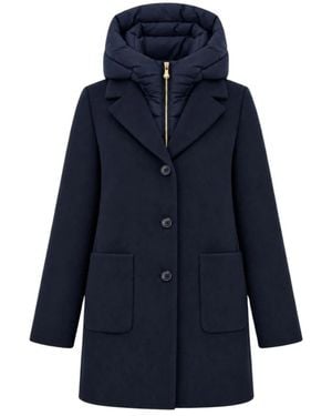 Marella Single-Breasted Coats - Bleu