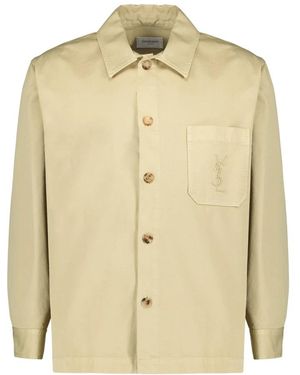 Saint Laurent Casual Shirts - Natural