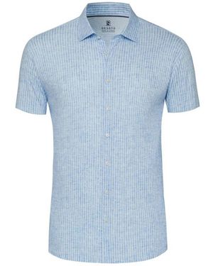 DESOTO Short Sleeve Shirts - Blue