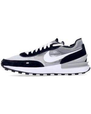 Nike Low Sneaker Grau Nebel Mesh Suede - Blau