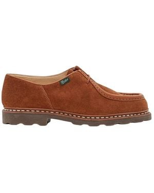 Paraboot Elegante Flache Lederschuhe - Braun