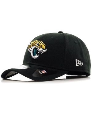 KTZ Nfl Jacksonville Jaguars Gebogener Schirmkappe - Schwarz