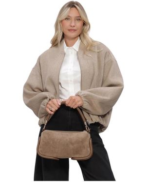 Studio AR by ARMA Ahti Wollmischung Bomberjacke - Grau