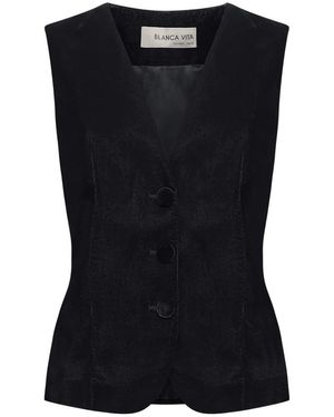 Blanca Vita Vests - Zwart
