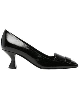 Sergio Rossi Schoenen ,Zwart ,Leer Leren Pomp
