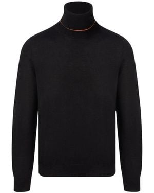Paul Smith Turtlenecks - Black