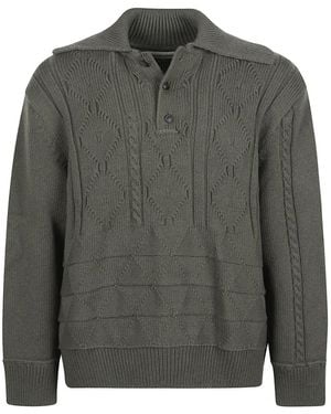 NAMACHEKO V-Neck Knitwear - Gris