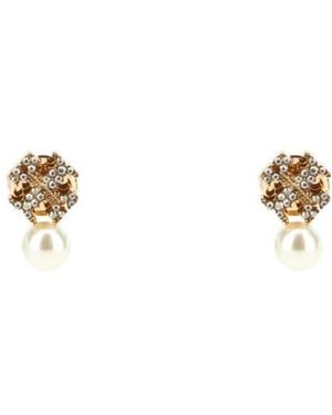 Tory Burch Moondance Logo Und Perlen-Stecker - Mettallic