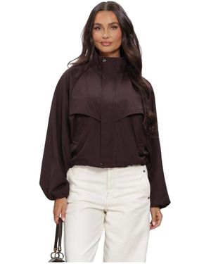 co'couture Jassen ,Bruin ,Polyester Luna Cc Jacket - Rood