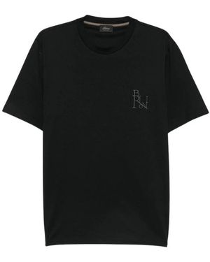 Brioni T-Shirts - Black