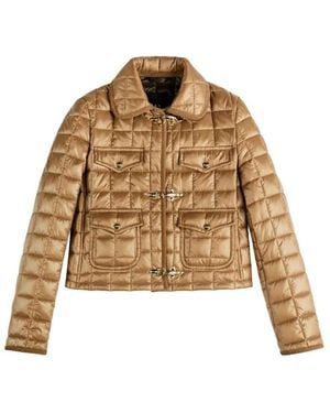 Fay Steppjacke Mit Knebelverschluss - Braun