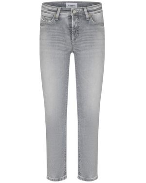 Cambio Jeans ,Grijs ,Katoen Piper Short