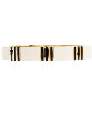 Tory Burch Emailliertes Armband - Weiß