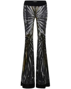 Roberto Cavalli Wide Trousers - Black