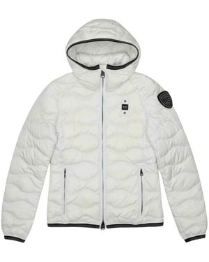 Blauer Jassen ,Wit ,Camelia Jas - Grijs