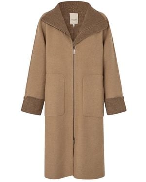 Masai Single-Breasted Coats - Neutro