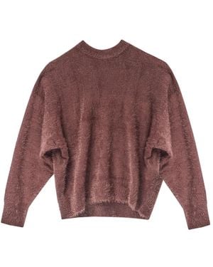 Moschino Round-Neck Knitwear - Purple