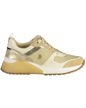 U.S. POLO ASSN. Elegante goldene sportschuhe - Natur