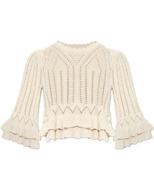 Isabel Marant Round-Neck Knitwear - Neutro