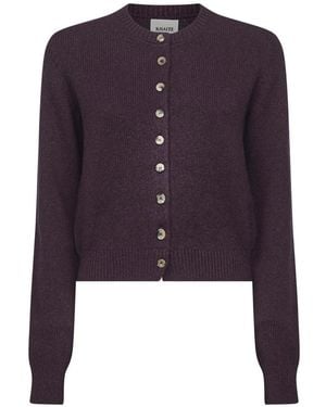 KHAITE Cashmere Knitwear - Paars