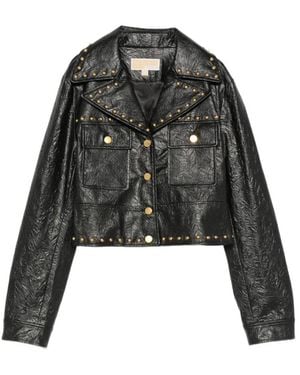 Michael Kors Leather Jackets - Noir