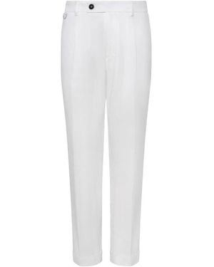 Low Brand Slim-Fit Trousers - White