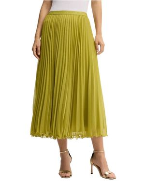 Joop! Plissé Midi Rok - Groen