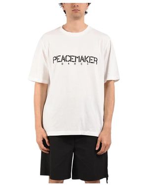 OAMC Printed Cotton T-Shirt - Wit