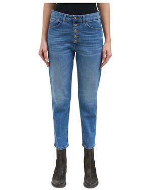 Dondup Cropped Jeans - Blue