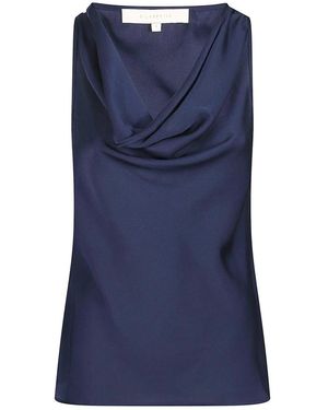 Silk95five Mouwloze Top - Blauw