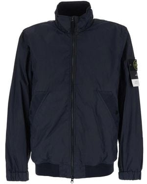 Stone Island Jassen ,Blauw ,Lichtgewicht Bomberjack