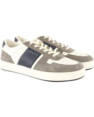 Hogan Minimalistische Stijl Sneakers Wit/Grijs