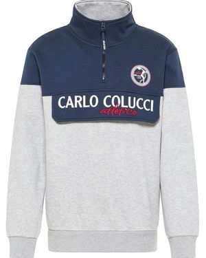 carlo colucci Sportlicher Atletico Troyer De Pian - Blau