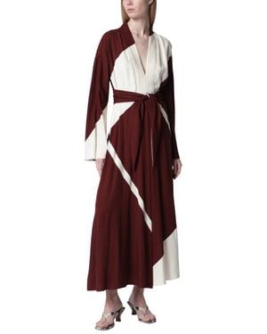 Alberta Ferretti Midi Dresses - Red