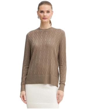 ARMANI EXCHANGE Trui Met Ronde Hals - Bruin