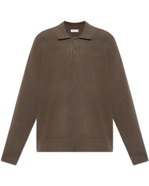 Samsøe & Samsøe V-Neck Knitwear - Marrone
