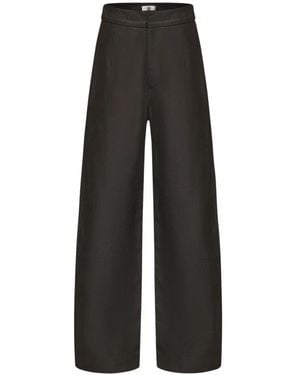 Ruohan Wide Trousers - Negro