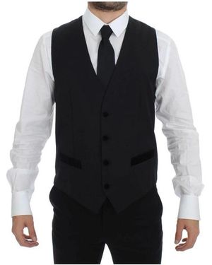 Dolce & Gabbana Waistcoats - Black