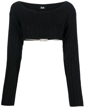 Gcds Long Sleeve Tops - Negro